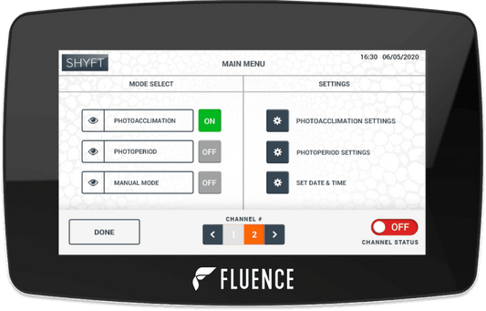 Fluence SHYFT Light Scheduler
